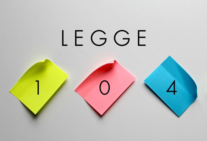 legge 104