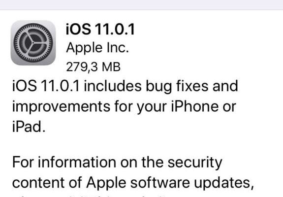 ios 11 ios 11.01