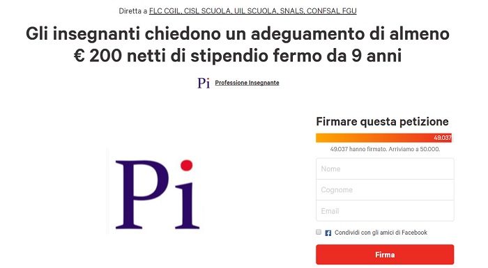 Rinnovo contratto statali: aumento 200 euro, la petizione