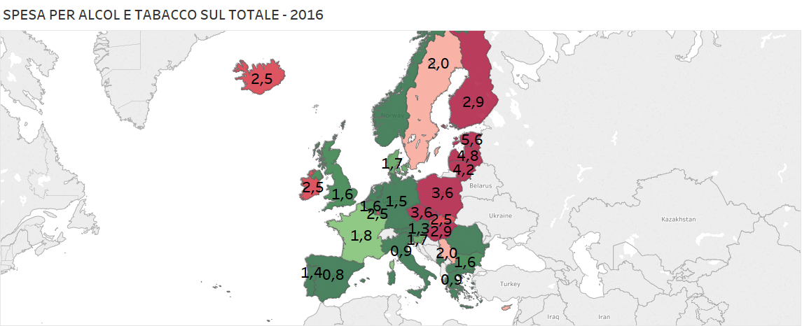 INFOGRAFICHE CONSUMO DI ALCOOL E TABACCO