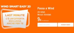 Offerte Wind mobile: 20 GB a 9 euro