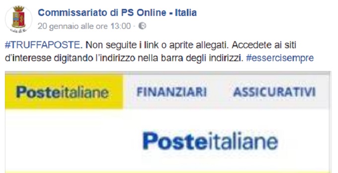 Poste Italiane: truffa conti Bancoposta, allarme Polizia Postale