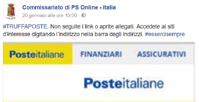 Poste Italiane: truffa conti Bancoposta, allarme Polizia Postale
