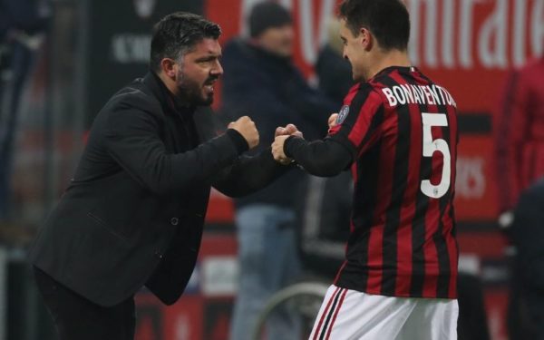 Diretta Milan-Olympiakos streaming live Europa League 2018/2019, Rino Gattuso e Jack Bonaventura