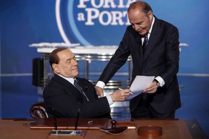 berlusconi, porta a porta