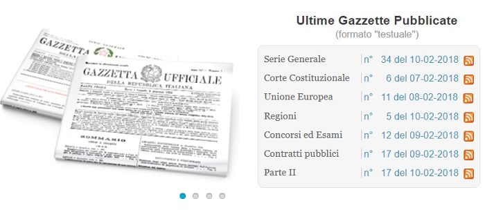 Elezioni politiche 2018: liste coalizioni in Gazzetta Ufficiale live