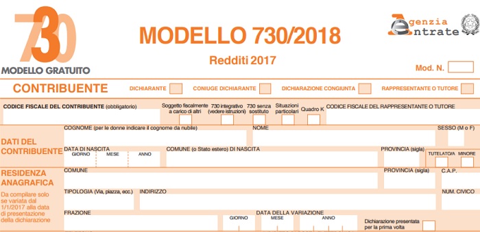 730 2018 precompilato: come modificare