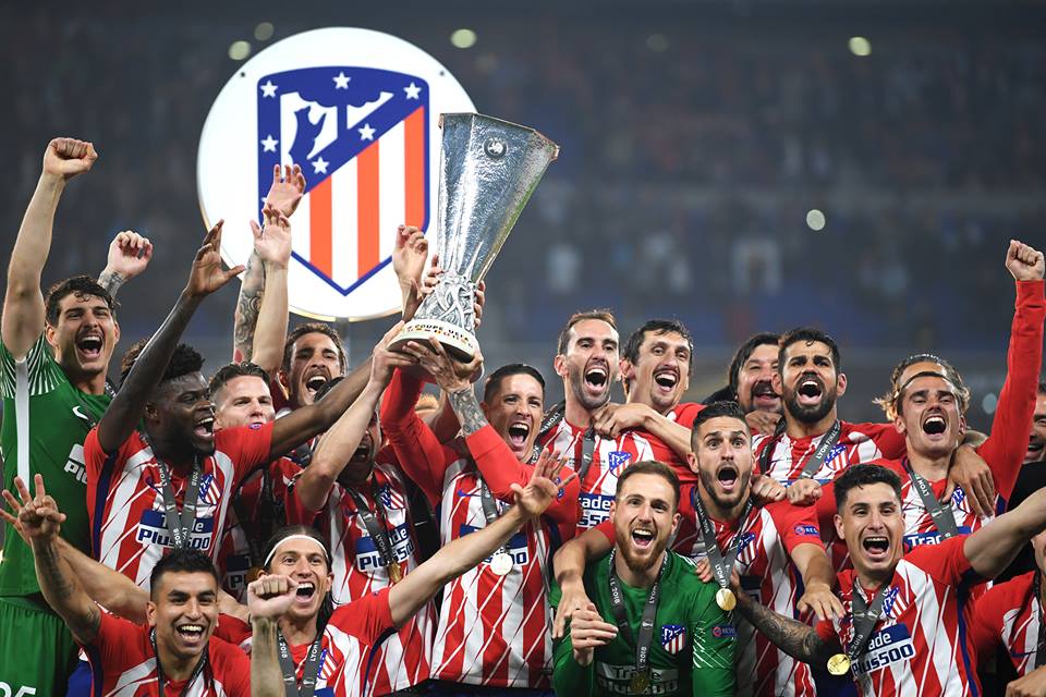 Atletico Madrid albo d'oro Europa League winners