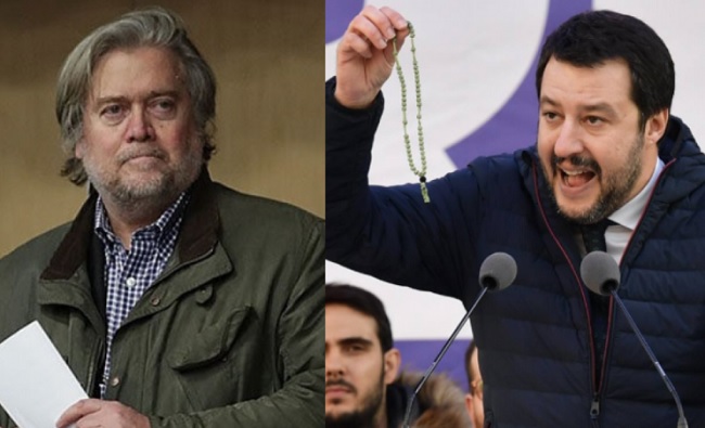 Governo 2018 incontro a breve tra Salvini e Bannon, ex stratega di Trump