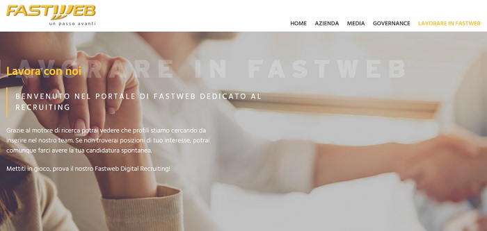 Offerte di lavoro: Fastweb assume personale