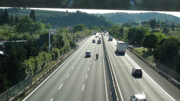 Autostrade, un'immagine del 2011 dell'Autostrada A1