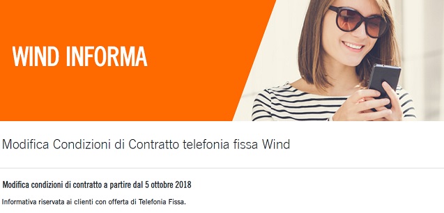 Rimodulazione Wind: aumento offerte 5 euro per fissi, come evitare