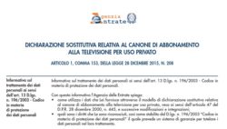 Canone Rai 2018 disdetta abbonamento per decesso come fare il modulo
