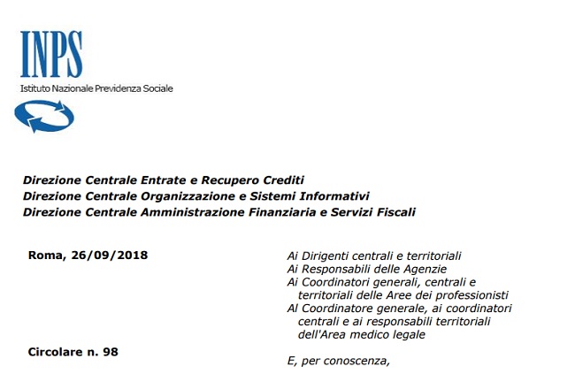 Contributi Inps 2018 sgravi contributivi ecco le istruzioni La circolare