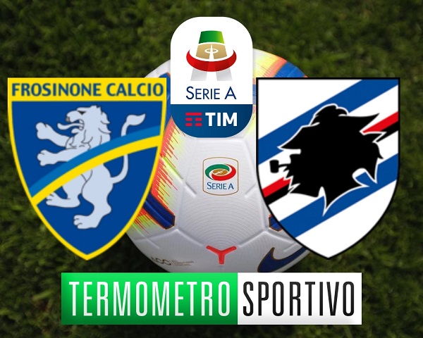 Frosinone-Sampdoria dove vedere in streaming e in tv, la diretta live del termometro sportivo