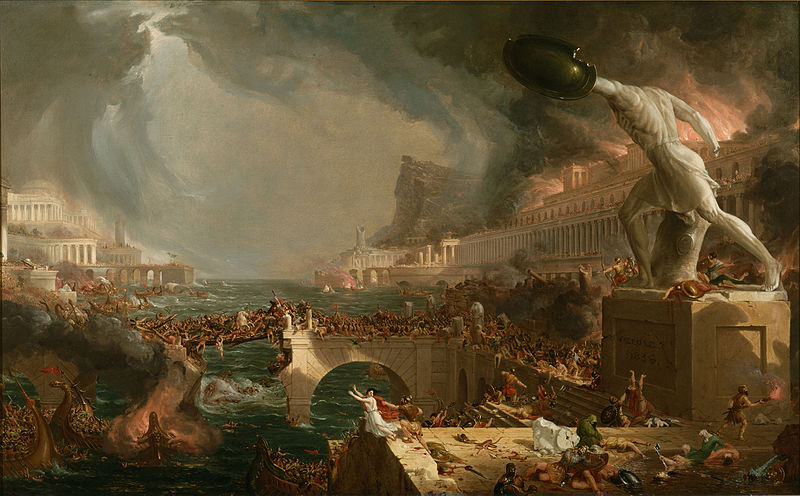 Accadde oggi 4 settembre cade l'Impero Romano d'Occidente - di Thomas Cole