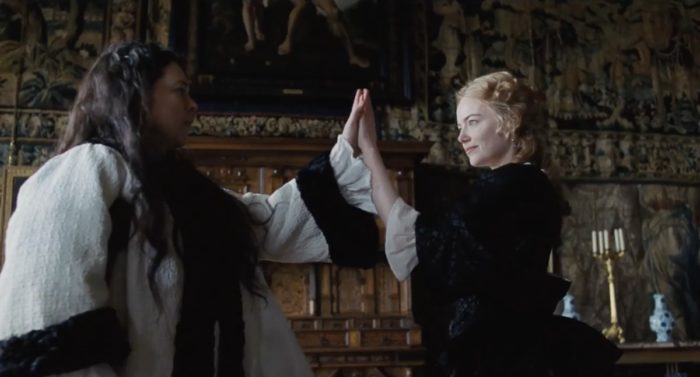 The Favourite, la favorita, con Emma Stone e Olivia Colman