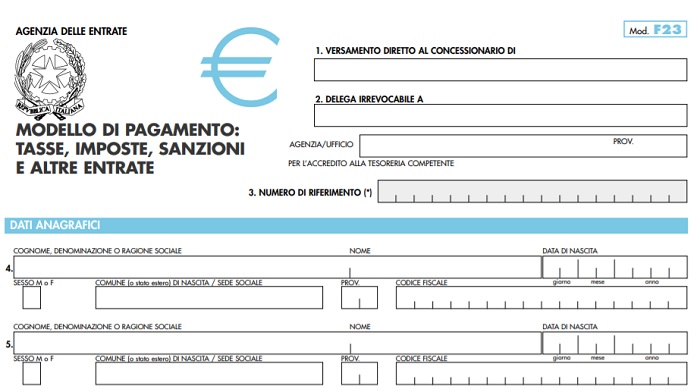 Abolizione Modello F23 decreto semplificazione fiscale