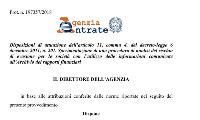 Conto corrente: controlli fiscali su accrediti