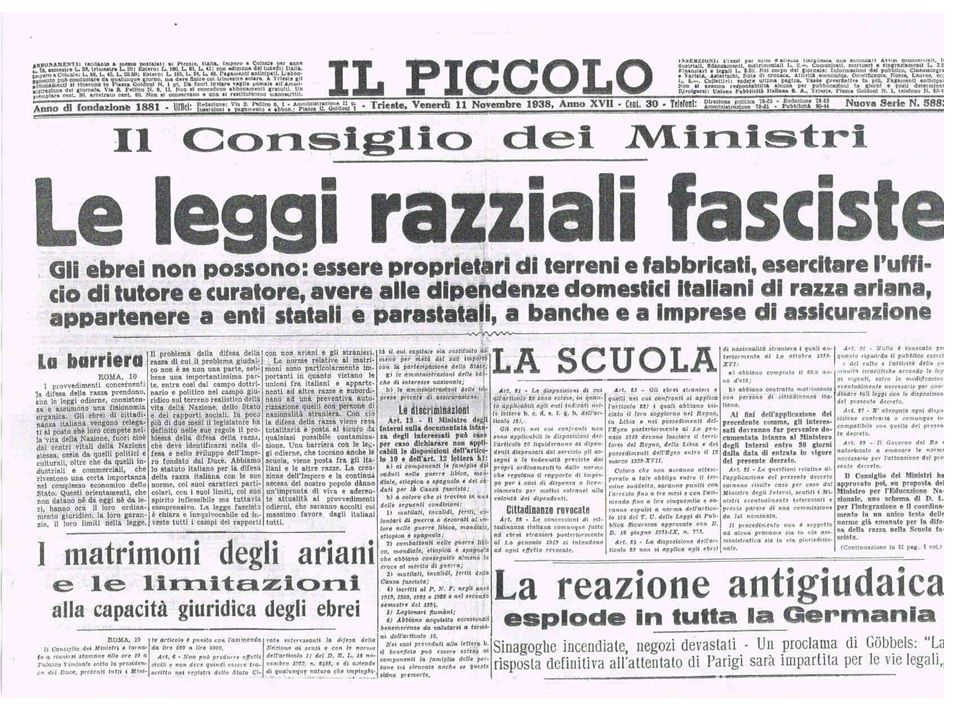 leggi razziali