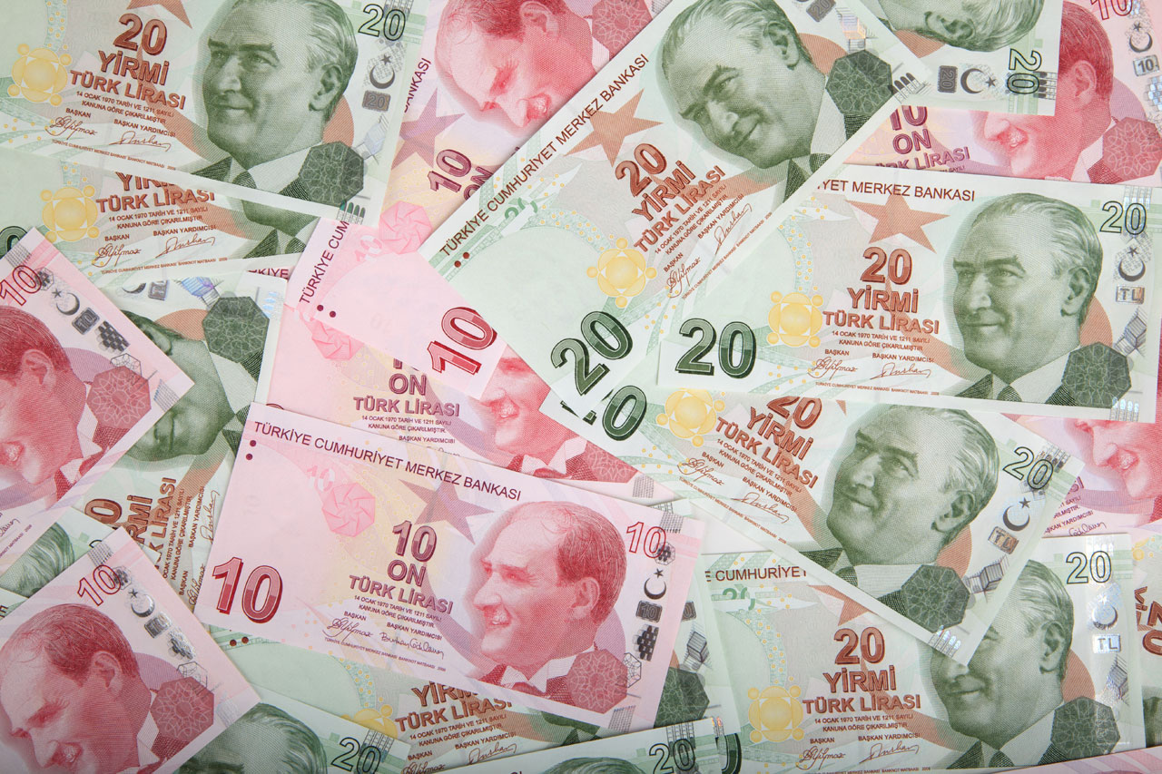 Lira turca, banconote