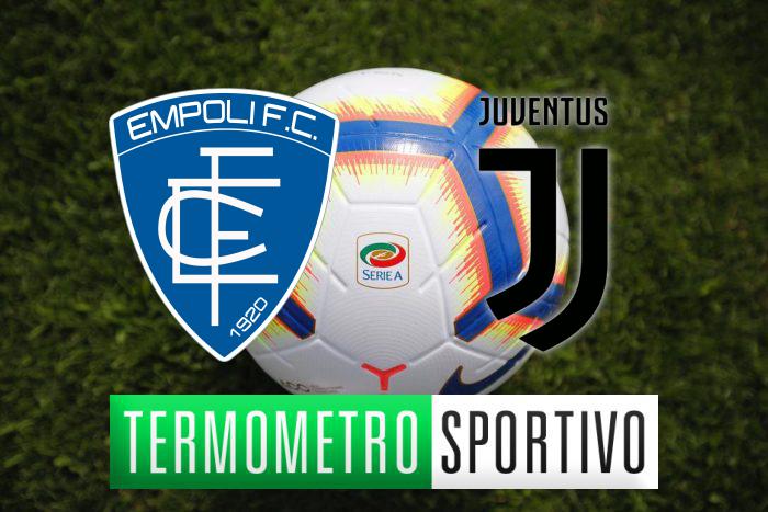 dove vedere diretta Empoli-Juventus in streaming o tv
