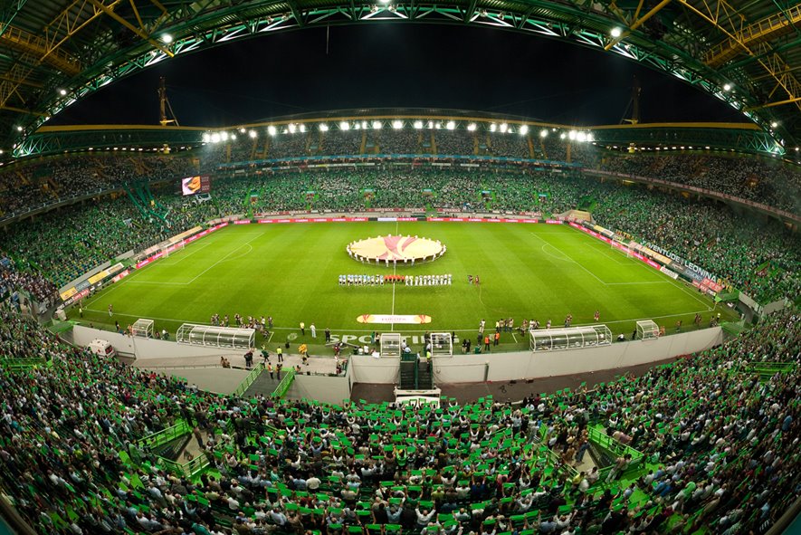 Sporting-Arsenal. Immagine dello stadio José Alvalade