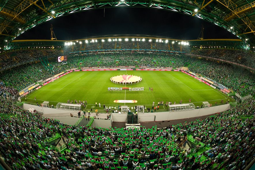 Sporting-Arsenal. Immagine dello stadio José Alvalade