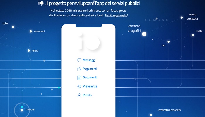 Io Italia app reddito di cittadinanza