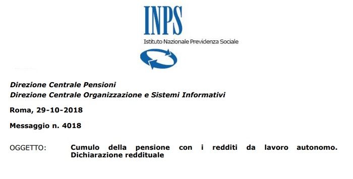 Pensione di invalidità e di vecchiaia