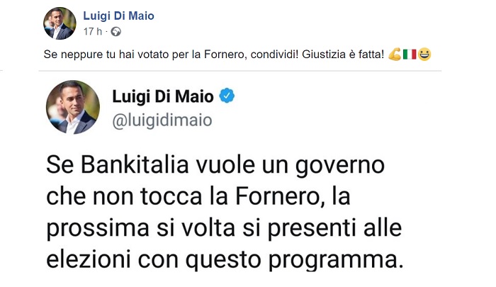 Pensioni ultime notizie Quota 100 Di Maio