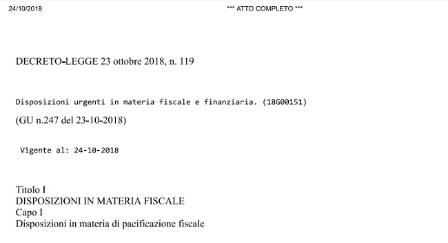 Condono fiscale 2019 salta la sanatoria tombale, mancano i fondi