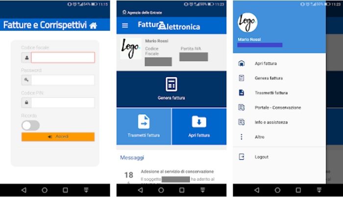 FatturAE app fattura elettronica