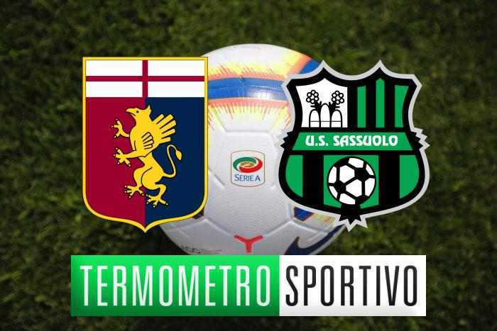 Genoa-Sassuolo probabili formazioni, quote e pronostico