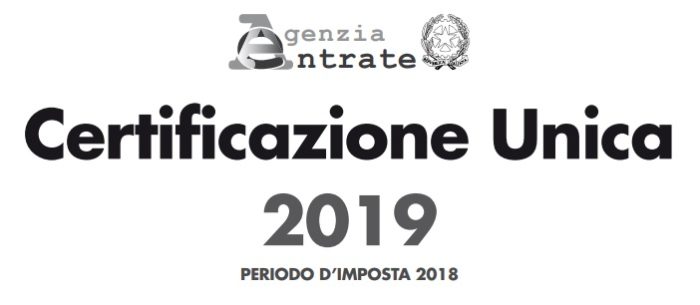 Modello Certificazione Unica 2019 e istruzioni cu ex cud in pdf