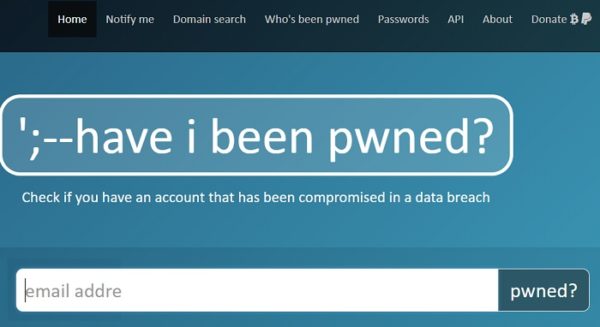 Have I been pwned