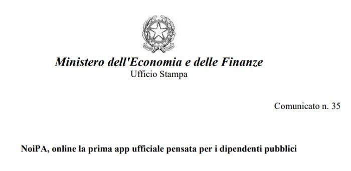 App NoiPa cedolino stipendio