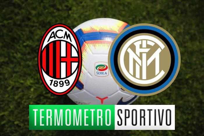 Derby di Milano sorride l'Inter, scavalcato il Milan. Rossoneri a -2