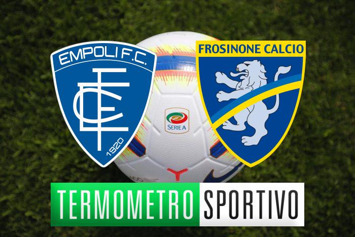 Diretta Empoli Frosinone, streaming, highlights e risultato - LIVE
