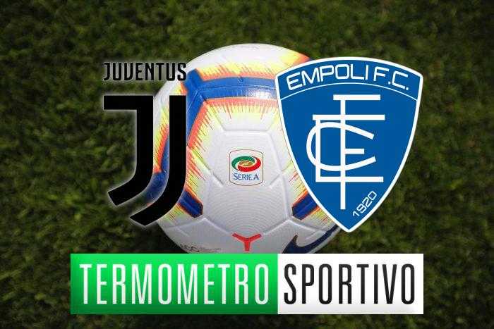 Diretta Juventus-Empoli streaming, tv, probabili formazioni - LIVE