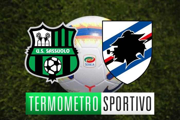 Diretta Sassuolo-Sampdoria streaming, highlights e risultato - LIVE