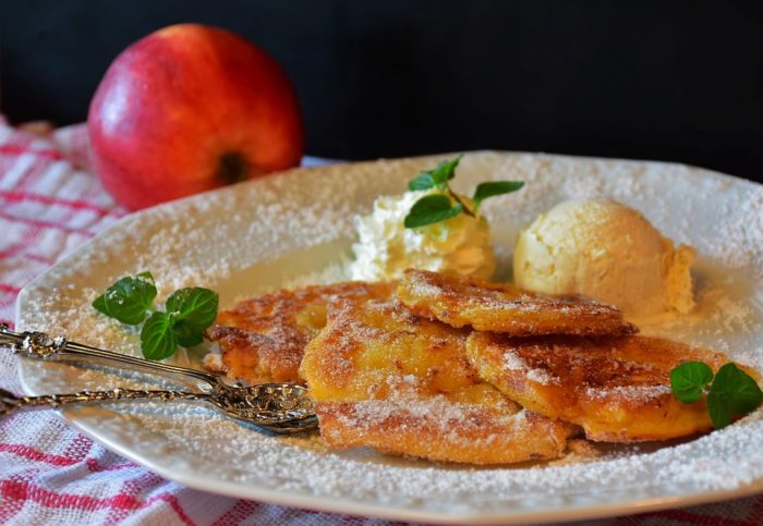 Frittelle di mele al forno ricetta con bimby o uvetta senza latte