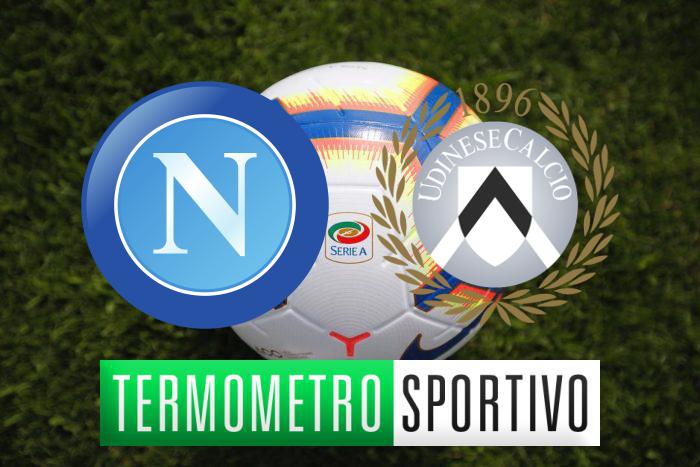 Napoli-Udinese diretta tv e streaming. Dove vederla