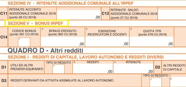 Bonus 80 euro non erogato in busta paga