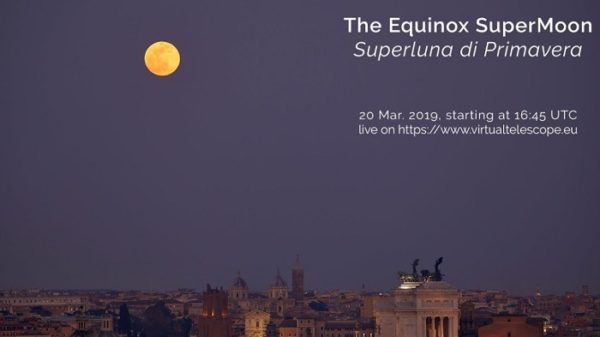 Diretta streaming Superluna di primavera 2019