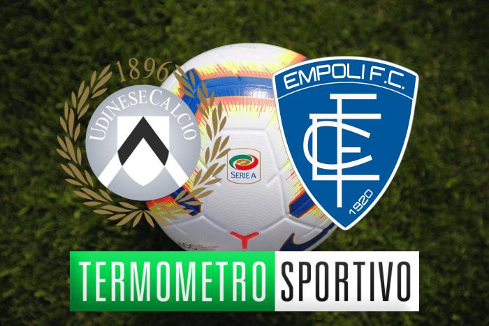 Udinese-Empoli: dove vederla in diretta streaming o in tv
