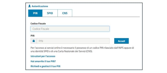 Stato pratica Inps non definita