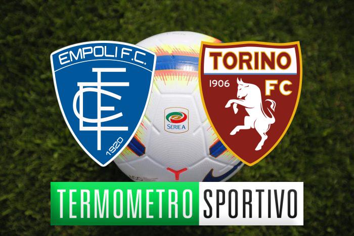 Diretta Empoli-Torino: streaming, tv, formazioni e risultato - LIVE