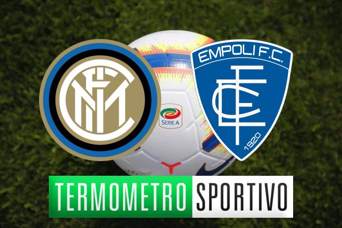 Diretta Inter-Empoli: streaming, tv, formazioni e risultato -LIVE