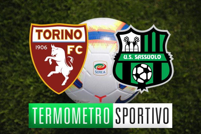 Diretta Torino-Sassuolo: streaming, tv, formazioni e risultato - LIVE